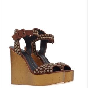 Giuseppe Zanotti Designer Sueded  Platform Sandals